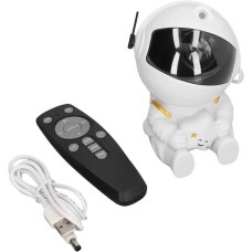 Детский ночник-проектор звёздного неба Small Astronaut (Белый)