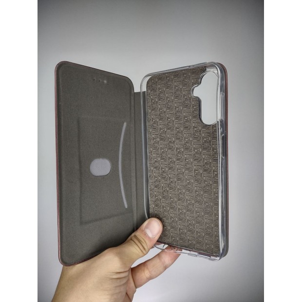 Чехол-книжка Оригинал Samsung Galaxy A14 (Бордовый)