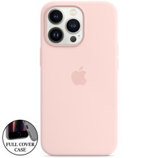 Силіконовий оригінальний чохол для Apple iPhone 13 (76), відтінок Chalk Pink.