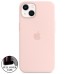 Силикон Original Round Case Apple iPhone 13 / 14 (76) Chalk Pink