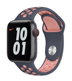 Ремешок Nike Apple Watch 42 / 44 mm (Blue-Pink)