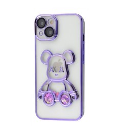 Чохол UMKU Bear Shine для Apple iPhone 14 (Аметистовий)