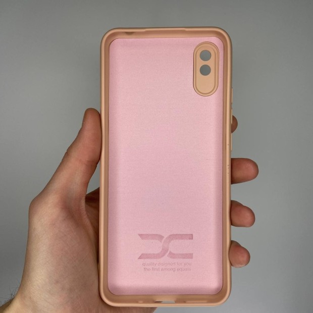 Силіконовий Original 360 Чохол для Xiaomi Redmi 9A (ShutCam) (Персиковий)