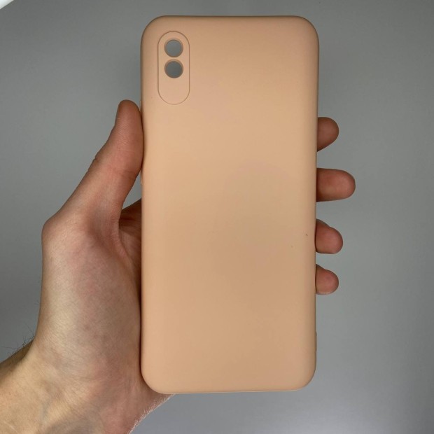 Силіконовий Original 360 Чохол для Xiaomi Redmi 9A (ShutCam) (Персиковий)