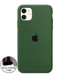 Оригінальний силіконовий чохол для Apple iPhone 11 (52) Оливковий