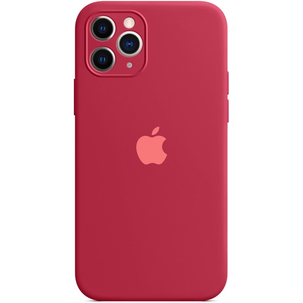 Силикон Original RoundCam Case Apple iPhone 11 Pro Max (26) Cherry