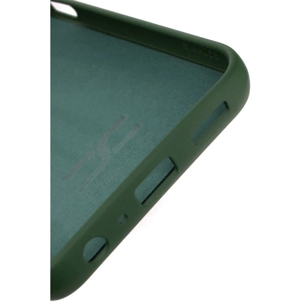 Силіконовий чохол Original Samsung Galaxy A05s (ShutCam) (Темно-зелений)