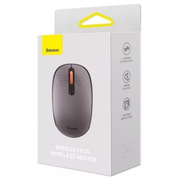 Мышь беспроводная Baseus F01A 2.4G Connection (Grey)