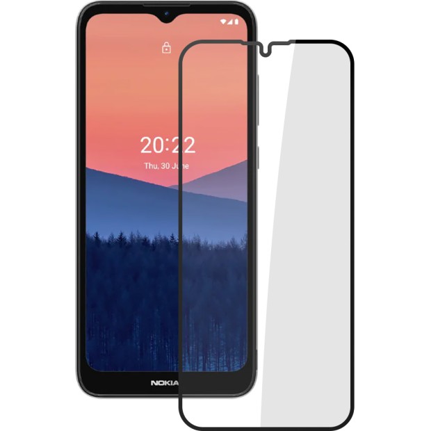 Захисне скло 5D Standard Nokia C21 Чорне.