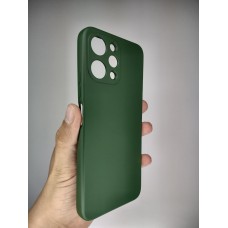 Силикон Original Xiaomi Redmi 12 (ShutCam) (Тёмно-зелёный)