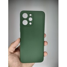 Силіконовий чохол Original Xiaomi Redmi 12 (ShutCam) (Темно-зелений)