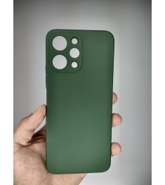 Силіконовий чохол Original Xiaomi Redmi 12 (ShutCam) (Темно-зелений)