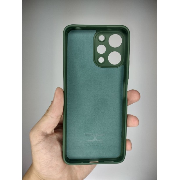 Силіконовий чохол Original Xiaomi Redmi 12 (ShutCam) (Темно-зелений)