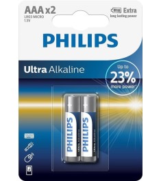 Батарейка Phillips Ultra Alkaline AAA BLI (2шт) DT