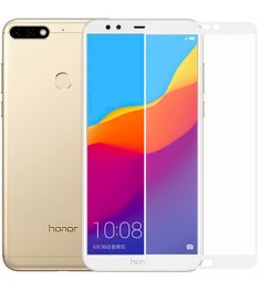 Захисне скло 3D Huawei Y7 (2018)  /  Y7 Prime (2018)  /  Honor 7C Pro Біле