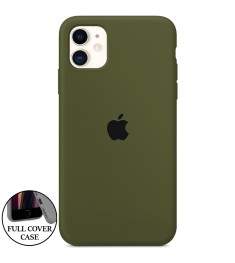 Силикон Original Round Case Apple iPhone 11 (46) Deep Green