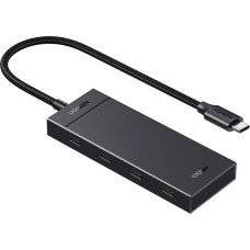 Перехідник USB HUB UGREEN CM806 (Type-C на 4 Type-C 3.2 Gen2 (10Gbps)) (Black) (35584)