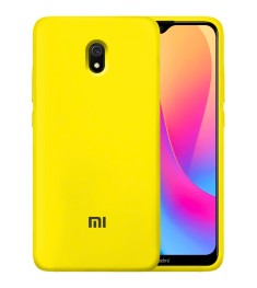 Силикон Original 360 Case Logo Xiaomi Redmi 8A (Жёлтый)