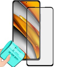 Захисне скло 5D Ceramic для Xiaomi Poco F3 Black