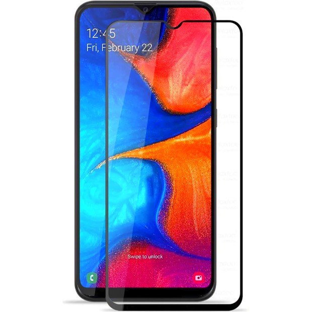 Захисне скло 5D Standard для Samsung Galaxy A20  /  A30  /  A30s  /  A50  /  A50s  /  M30 (2019) Чорне