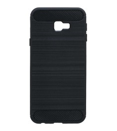 Силіконовий чохол Polished Carbon для Samsung Galaxy J4 Plus (2018) J415 (чорний..