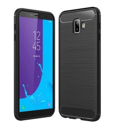 Силікон Polished Carbon для Samsung Galaxy J6 Plus (2018) J610 (Чорний)