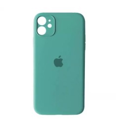 Силіконовий чохол Original Square RoundCam для Apple iPhone 11 (21) Бірюзовий