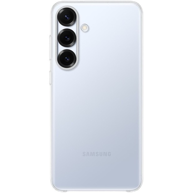 Силикон 6D Samsung Galaxy S25+ (ShutCam) (Прозрачный) (Уценка) (Категория 1)