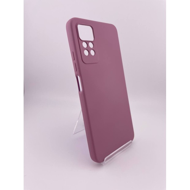 Силіконовий чохол Original Xiaomi Redmi Note 12 4G (ShutCam) (Бузковий)