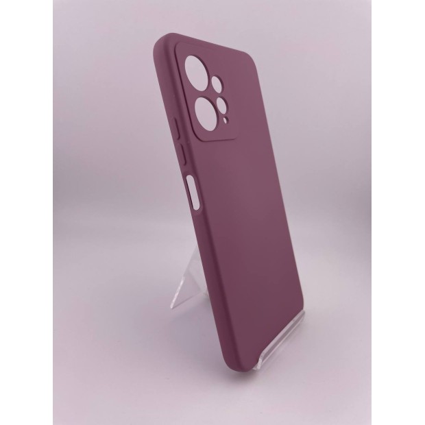 Силіконовий чохол Original Xiaomi Redmi Note 12 4G (ShutCam) (Бузковий)