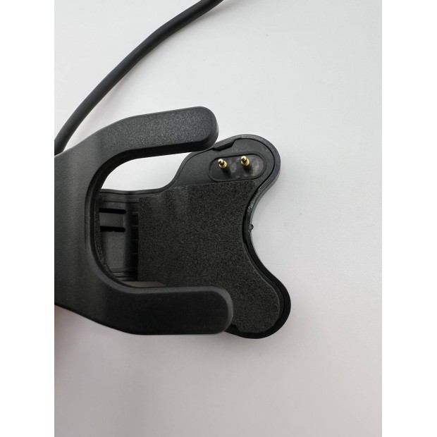 USB-кабель для смарт-годинника універсальний прищіпка 2pin (3 мм) (Чорний)