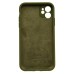 Силикон Original RoundCam Case Apple iPhone 11 (73) Forest Green