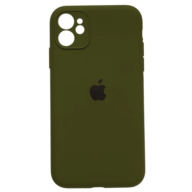 Силикон Original RoundCam Case Apple iPhone 11 (73) Forest Green