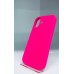 Силіконовий оригінальний круглий чохол для Apple iPhone 16 (31) кольору «Barbie Pink».