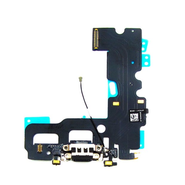 Шлейф для Apple iPhone 7 із чорним роз'ємом живлення, з мікрофоном Шлейф для Apple iPhone 7 із чорним роз'ємом живлення, з мікрофоном