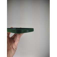 Силіконовий чохол Original RoundCam для Apple iPhone 14 (лісовий зелений)