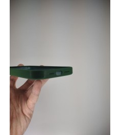 Силіконовий чохол Original RoundCam для Apple iPhone 14 (лісовий зелений)