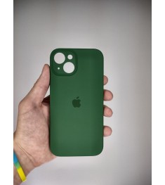 Силикон Original RoundCam Case Apple iPhone 14 (Forest Green)