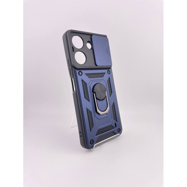 Чохол-бронь Ring Serge Armor Case для Xiaomi Redmi 13C  /  Poco C65 (ShutCam) (Синій)