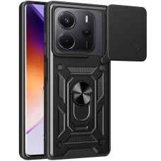 Чохол-накладка Ring Serge Armor Case для Xiaomi Redmi Note 14 4G (ShutCam) (Чорний)