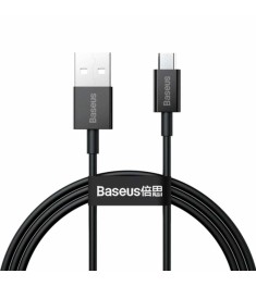 USB-кабель Baseus Superior 2A (2м) (MicroUSB) (Чорний) CAMYS-A01 USB-кабель Baseus Superior 2A (2м) (MicroUSB) (Чорний) CAMYS-A01