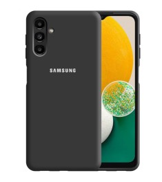 Силіконовий оригінальний 360-чохол з логотипом для Samsung Galaxy A13 5G (чорний..