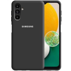 Силіконовий оригінальний 360-чохол з логотипом для Samsung Galaxy A13 5G (чорний)