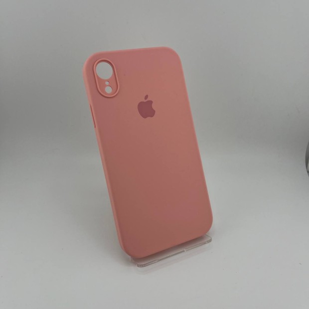 Оригінальний силіконовий чохол Square RoundCam для Apple iPhone XR (36) Candy Pink