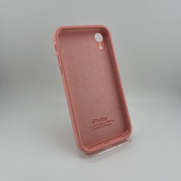 Оригінальний силіконовий чохол Square RoundCam для Apple iPhone XR (36) Candy Pink