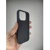 Чохол-накладка Carbon MagSafe для Apple iPhone 15 Pro (Чорний)