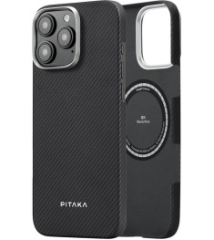 Накладка Pitaka Ultra-Slim Case Classic Twill 600D Apple iPhone 16 Pro (Black / ..