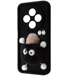 Чохол Pretty Things Case для Xiaomi Redmi 14C 4G (Чорний / Пухнастий Чорний)