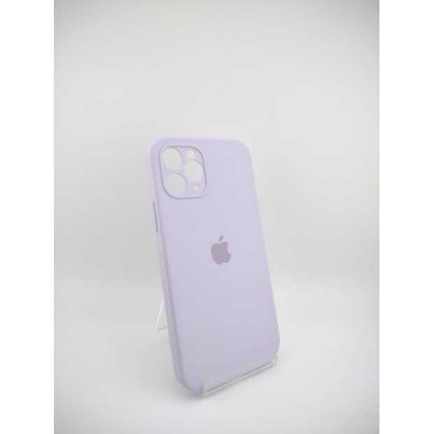 Силіконовий чохол Original Square RoundCam для Apple iPhone 11 Pro (71) Світло-гліциневий