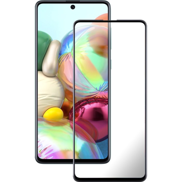 Стекло 5D Ceramic Samsung Galaxy A71 (2020) Black